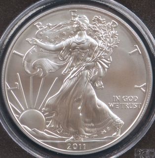 2011 W 25th Anniversary American Silver Eagle Dollar PCGS MS69 FIRST 