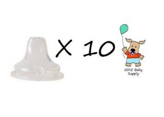 Nuk Silicone Replacement Spout for Nuk Learner Cup (10 Pack)