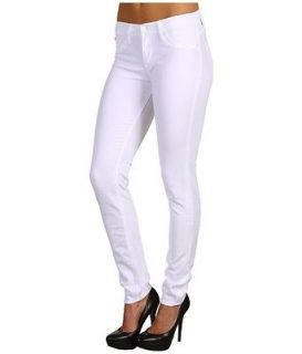 Hudson Nico Mid Rise Super Skinny Womens Jeans, White Size 27 NEW