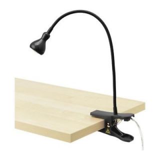   JANSJÖ LED clamp Spotlight Lamp Desk Work Adjustable BLACK BRANDNEW