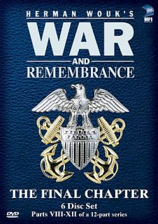 War and Remembrance 2   Boxed Set DVD, 2004, 6 Disc Set