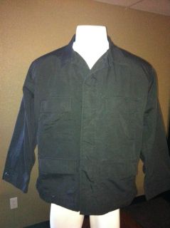 Black Tru Spec (L) Tactical Long Sleeve Shirt Army Navy Military
