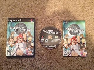 Tales of the Abyss Sony PlayStation 2 PS2 PS3 Game Complete Cleaned 
