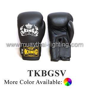  King Muay Thai Kick Boxing Gloves Super Velcro TKBGSV 8 10 12 14 16 oz