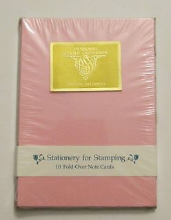 New & Sealed Personal Stamp Exchange Stationery for Stamping 10 Note 