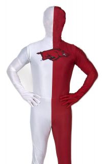 Arkansas Razorbacks Second Skin Invisible Man Bodysuit Costume