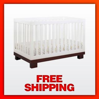 NEW Babyletto Modo 3 in 1 Modern Convertible Crib with Toddler Rail 