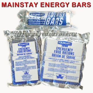 Mainstay Emergency Food Ration Bars 18x400 calorie meal