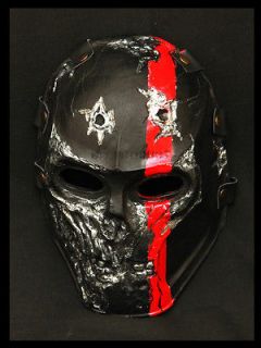 Army of Two Airsoft Mask and Prop Mask  RED ARMY 
