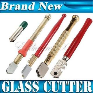   Portable Oil Feed Diamond Tipped Glass Cutter Cutting Art Tool