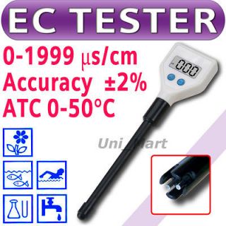 EC Electrical Conductivity Meter Water Tester 1999 μs/cm Aquarium 