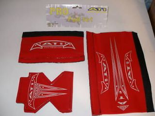 ATI BMX PADSET 3 PC SET RED