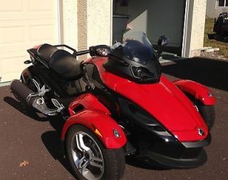 Can Am  RS SE 5 2010 CAM AM SPYDER RS SE5 PORSCHE RED SEMI AUTO AND 