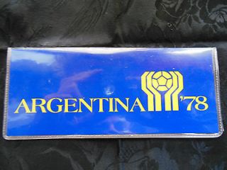 1978 ARGENTINA 78 WORLD SOCCER CUP SLEEVED OFFICIAL COMMEMORATIVE 
