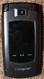 Samsung SGH A707 Sync AT&T ATT Cell Phone Black Bluetooth Fair Used