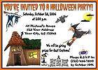 Personalized Halloween Fall Party Invitations