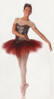 AUTUMN BLISS Ballet Tutu Dance Costume SZsCM,CL,AM,AXL