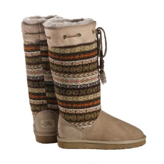 Love From Australia Navajo Long Sand Sheepskin Boots Size UK 3 8 Free 