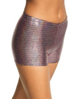 New AXL X Large Roller Derby Skating Shorts Pink Hologram Stock Free 