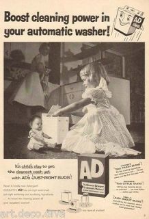 1950s vintage MINIATURE Washing Machine DOLL Girl TOY Laundry 