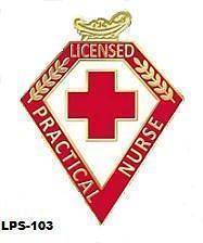 LPN Licensed Practical Nurse Cross Lamp Emblem Pin 103