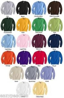 GILDAN NEW Mens Size S XL Pullover Heavy Blend Crewneck Sweatshirt 