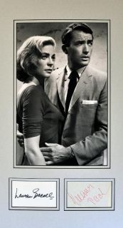 Lauren Bacall and Gregory Peck from Designing Woman Autographed 