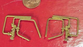 45 O SCALE BRASS PARTS: STEAM LOCO INJECTORS W PIPING