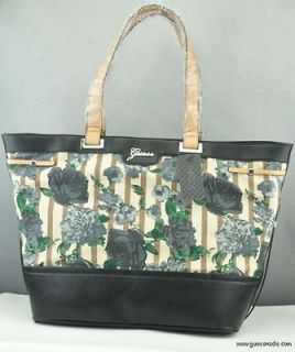 New GUESS Ladies Handbag Avera Lg Totes Black NWT Purse USA