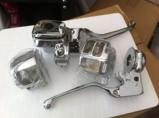 NEW CHROME HAND CONTROLS FOR HARLEY HD 96  2006 NOTE SPECIAL SALE 