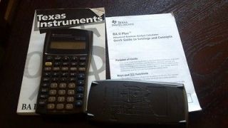 Texas Instruments BA II Plus Financial Calculator 
