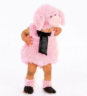 Squiggly Piggy PIG Plush Chenille Costume Baby Toddler 6 9 12 18 24 mo 