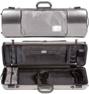 Bam France Hightech 4/4 Violin Case with Music Pocket and Silver 