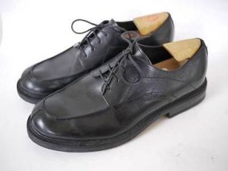 Borelli Black Leather Comfort Oxfords 11 M Mens
