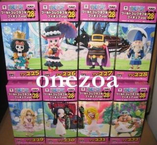 Banpresto WCF One Piece TV vol 28 mini figure full set of 8 pcs The 2 