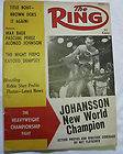 Ring magazine August 1959 Boxing Wrestling Ingemar Johansson Max Baer