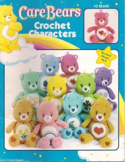 Care Bears characters 14 dolls crochet pattern