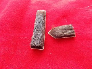 REAL MINK FUR ARROW REST AND PLATE FOR RECURVE BOW OR LONGBOW