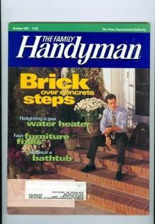   Handyman Magazine Brick over Concrete Steps/Furniture Fixes/Bathtub