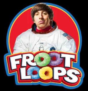 TV Classic The Big Bang Theory Howard Wolowitz Fruit Loops custom tee 