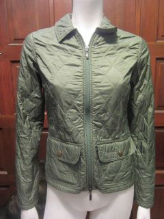 Ladies Barbour Harrogate Quilted Summer Green Jacket   8