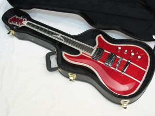BC RICH Classic Deluxe EAGLE electric GUITAR Red new w/ CASE   Grover 