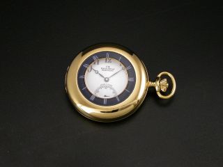 Claude Meylan #7009 Pocket Watch, Gold Plated, Manual