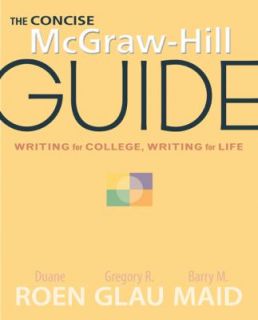 Concise Writing for College, Writing for Life by Barry M. Maid 
