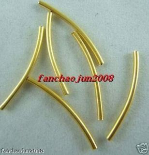 gold tube beads in Crafts