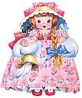 beauty~ LITTLE MISS MUFFET DECALS ~shabby vintage chic NURSERY rhyme 