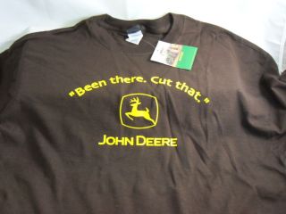 JOHN DEERE T SHIRT  BEEN THERE CUT THAT  X LARGE NWT
