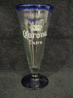 Corona Extra Mexican Hand Blown Beer Glass Pilsner Pilsners