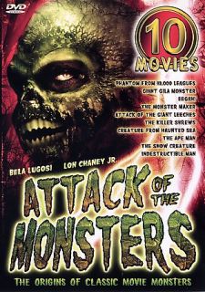 Attack of the Monsters   Ten Movie Set DVD, 2004