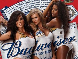 Budweiser Beer Girls Refrigerator Magnet